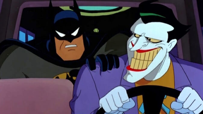 8. The Joker's blonde hair in the TV series "Batman: The Animated Series" - wide 7