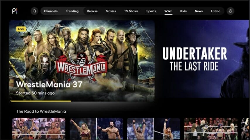 Peacock buys best sale wwe network