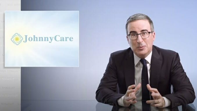John Oliver Revives His Church to Launch a Fake Health Care Plan in Florida