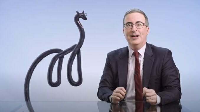 John Oliver Examines the Danish Kids’ Show about a Man with a Huge Penis
