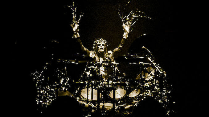 joey jordison gold drum set