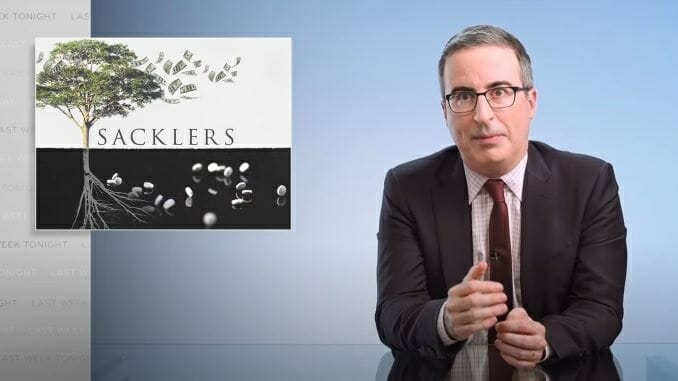 John Oliver Returns to the Sackler Family and the Opioid Crisis