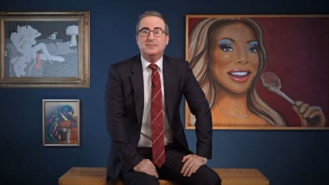 John Oliver’s Weird Art Collection Is Going on a Museum Tour