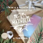 Giveaway: Win a Magnolia Record Club Membership and Audio-Technica Turntable!