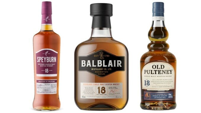 Tasting: Three 18-Year-Old Single Malt Whiskies from Balblair, Speyburn and Old Pulteney