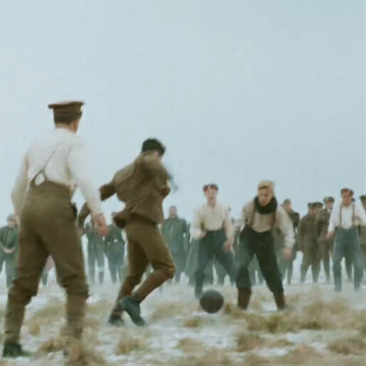 Sainsbury's Commercial Shows Soldiers Playing Soccer During World War I Christmas Truce