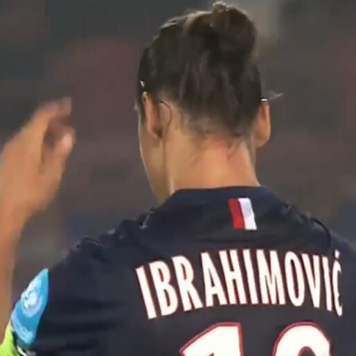 Zlatan Ibrahimovic Scores with Method Acting
