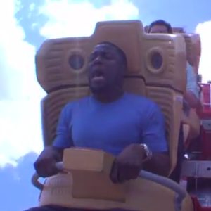 Watch Kevin Hart Freak Out on a Roller Coaster with Jimmy Fallon