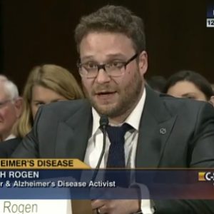 Seth Rogen Gives Hilarious and Heartfelt Senate Testimony About Alzheimer's