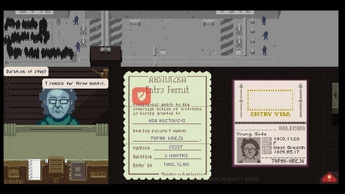 Papers, Please  (PC/Mac)