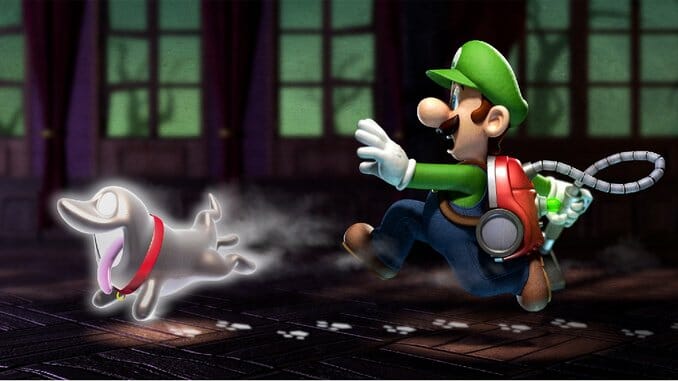 Luigi Sleeping in Luigi's Mansion Dark Moon by alannahsirens on