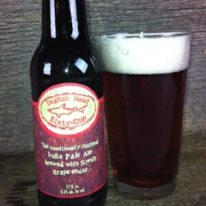 Dogfish Head Sixty-One: An IPA with Syrah Must
