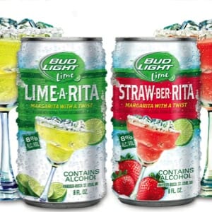 Bud Light Lime-a-Rita and Straw-ber-Rita