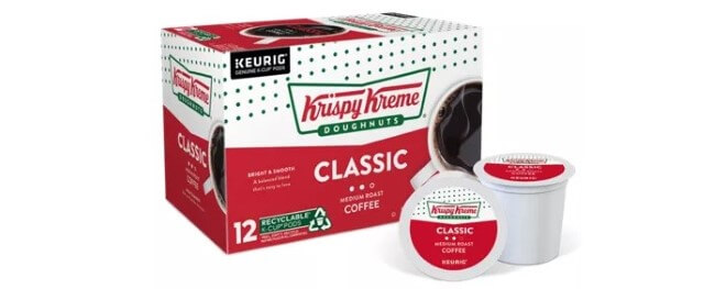 Krispy Kreme Doughnuts Smooth House Roast Single Serve Keurig