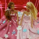 Long Live the Barbie Birthday Cake