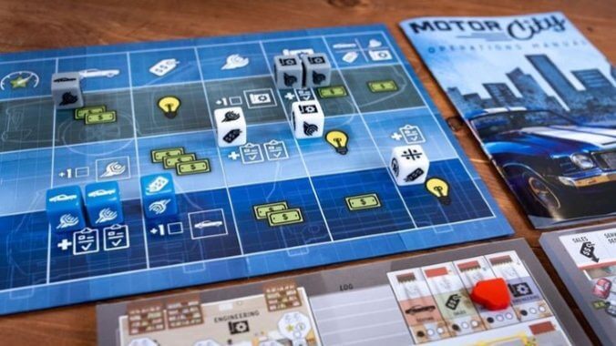 Motor City Turns the Heyday of the American Car Industry into a Board Game
