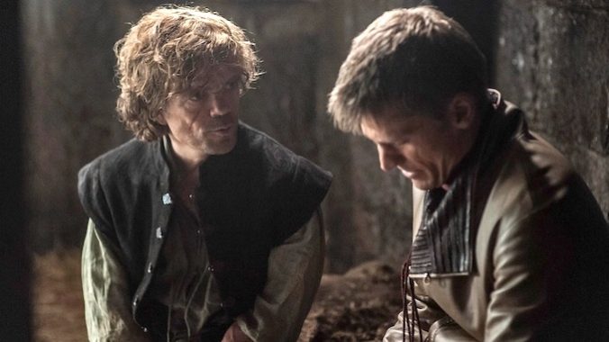 Tyrion and Jamie in Game of Thrones on HBO
