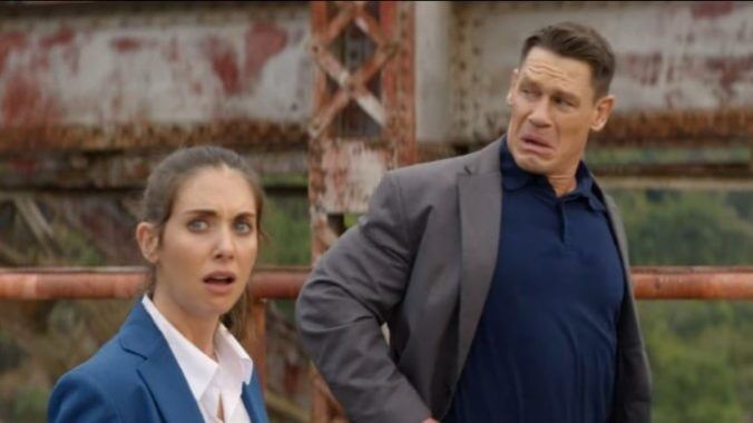 Hilariously Generic Action Abounds in First Trailer for John Cena, Allison Brie’s Freelance