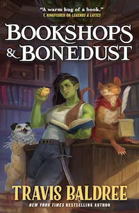 Bookshops and Bonedust cover Fall Fantasy 2023